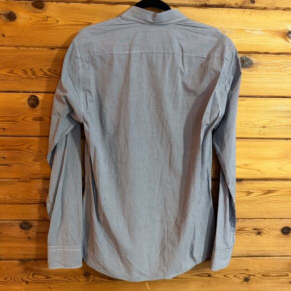 Scotch & Soda True Gentleman Button Down Shirt Flip Cuff Large Gingham - Picture 2 of 5